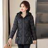 Mom's Winter Down Cotton-padded Clothes Middle-aged Women's Winter Cotton-padded Jackets New Wide Too Autumn and Winter Jackets Thickened