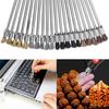 Bestgle Wire Brush Extensions, 20-Piece Set, 3mm Extension Stainless Steel Copper Wire Cleaning End Brushes for Routers, Pen Wire Brushes, Rust and Pa