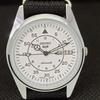 ВОССТАНОВЛЕННЫЕ ВИНТАЖНЫЕ SEIKO 5 AUTO 6309A ЯПОНИЯ МУЖСКИЕ D/D БЕЛЫЕ ЧАСЫ 556a-a277001-9