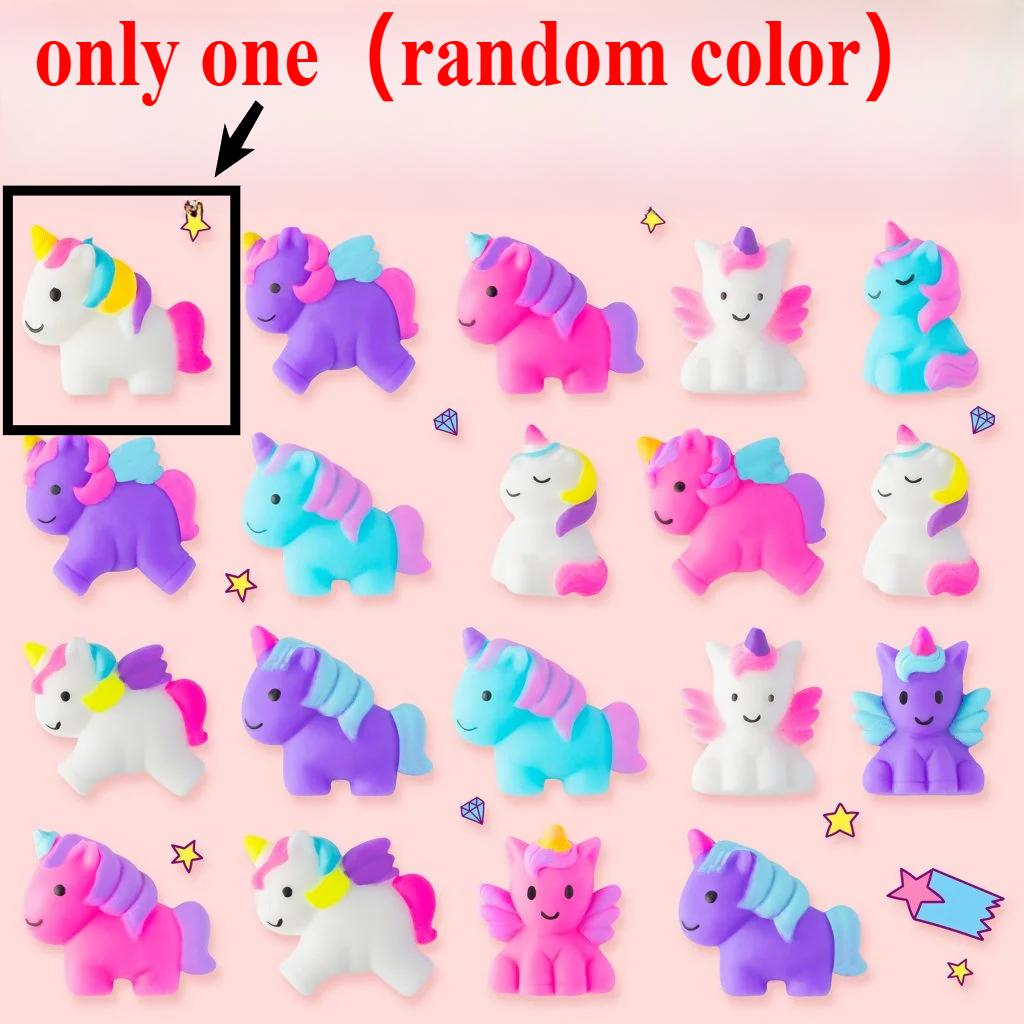 1/12 Единорог Kawaii Squishies Mochi Squishy Toys Игрушки для снятия стресса для детей Мальчиков Девочек Подарки на вечеринку Подарки на день рождения Призы