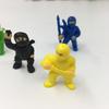 20 ШТ. Разноцветные Мультяшные Ниндзя Маленькие Игрушки Веселая Коробка-Сюрприз Подарок на Пасхальное Яйцо Аксессуары-Подвески для Рюкзака Подарок на День Рождения Креативный