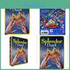 Splendor Duel Карточная игра-головоломка с пластиковыми игральными картами для семейного веселья и детей от 10 лет и старше