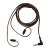 Replacement Headphone Cable with Mic for AS06 AS10 ZST ZS3 ZS4 ZS5 ZS6 Headphone with 2 Pin 0.78mm Connector Interface