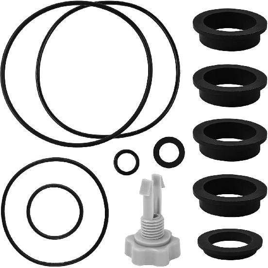 Sand Filter Replacement Parts Compatible with Intex Krystal Clear Sand Filter Pump for Above Ground Pools,Pool Filter Pump Gaskets Replacement for
