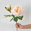 1шт искусственные цветы домашний декор букет пионов высокое качество свадебная цветочная композиция элегантный и роскошный 2 головки 62см
