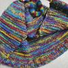 Colorful Warm Beanie Hat Fashion Gradient Woolen Cap New Rainbow Knitted Hat