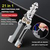 Multi Functional Wire Stripping Pliers 21in1 Crimper Stripper Hand Pen Tools With For Electrici U1R6