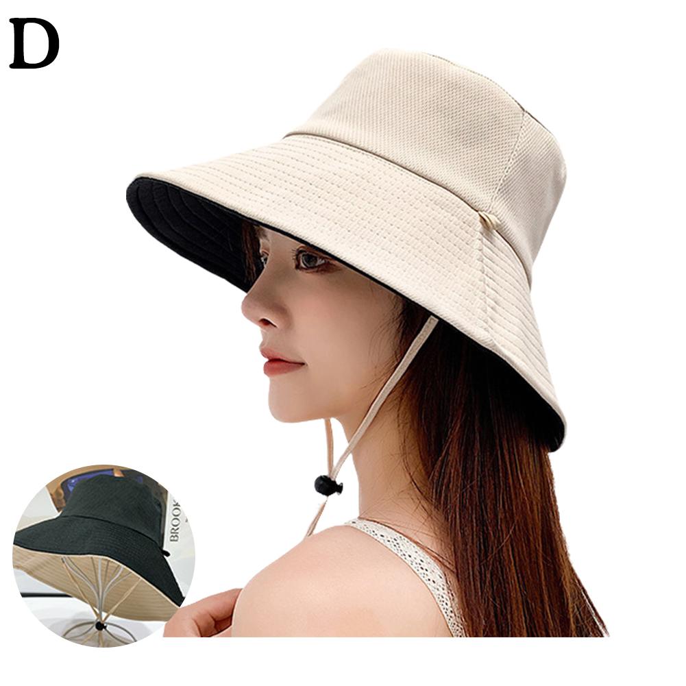 Шляпа Fisherman, женская летняя защитная шляпа для лица, солнцезащитный крем, широкополая шляпа, двухсторонняя и универсальная шляпа Internet Celebrity