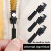 1/3/5/10/20/30pcs Universal Zipper Repair Kit Quick Instant Detachable Zipper Head Replacement Zipper Slider Pull for 3 Different Size