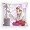 Ace Attorney Apollo Justice Наволочка Диван Гостиная Спальня Изголовье Спинка Подушка Квадратная Подушка Время для Сна