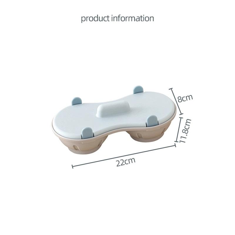 Multifunctional Egg Steamer Creative Water Wave Poached Egg Egg Cooker Plastic High Temperature Resistant Kitchen Tools