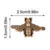 2 шт. металлическая декоративная пряжка в форме пчелы, зажим для сумки, фурнитура для кожаной сумки «сделай сам», сумки, аксессуары для обуви