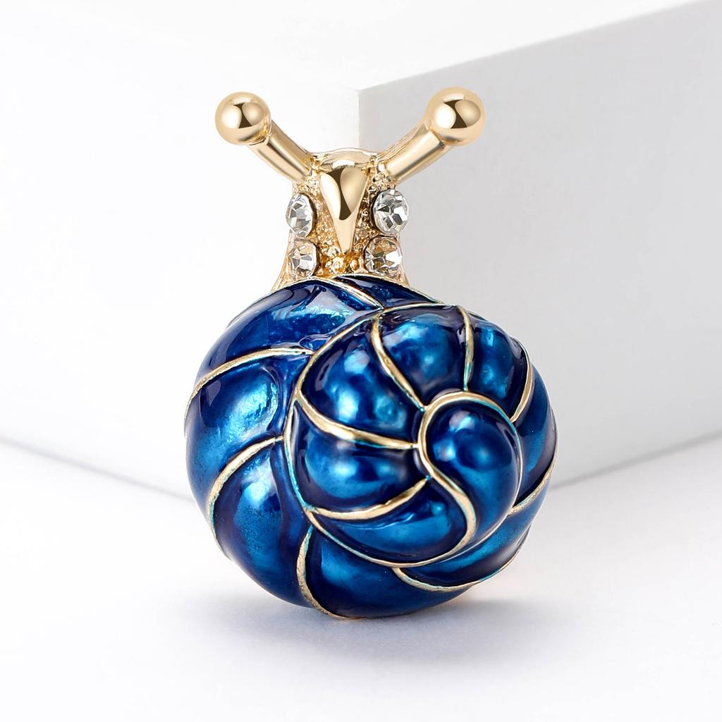 Модная креативная эмалевая масляная капающая улитка брошь нишевая булавка в виде насекомого женская одежда аксессуары корсаж подарок