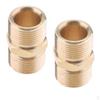 2x Brass Adapter for Pressure Washer 22mm M To Accessory