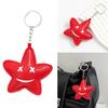 Playful PU Leather Keychain Soft Lightweight Bag Hanging Decoration Multi Use Accessory For Keys Bags Gifts