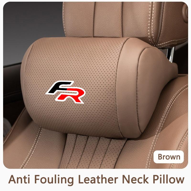 AAFG1 Car Headrest Cushion Soft Breathable Zero Pressure Design Breathable For Seat FR Leon IBIZA Arona Arosa Ateca Exeo MiiToledoLeon
