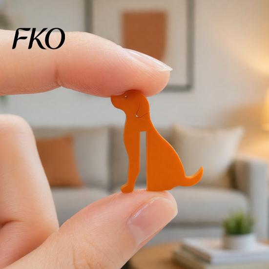 Creative Toy Hook 3D Printed Dog/Cat Hook, Compact Decorative Door Interactive Dog Shaped Pet Shape Hanger Ornament for Living Room Bedroom