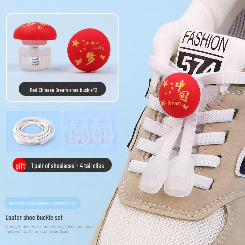 Детская пряжка для обуви без завязок с рисунком из мультфильма - декоративная застежка-пружинка