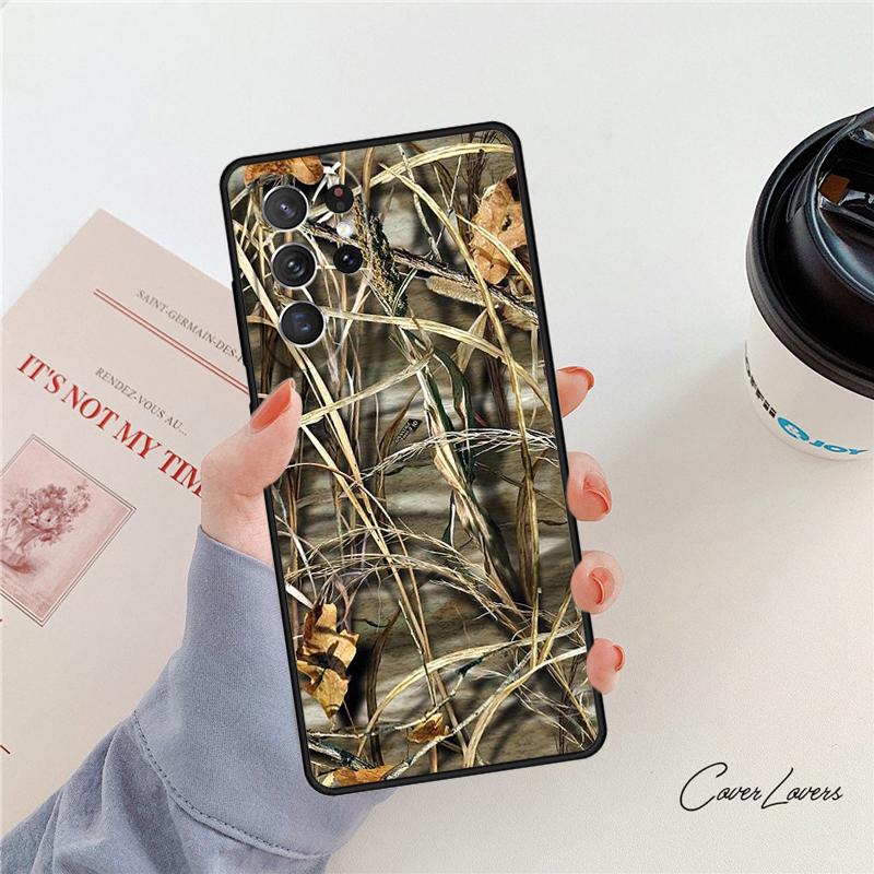 Чехол для телефона с камуфляжным рисунком для охоты Для Samsung Galaxy S24 S25 S23 S22 Ultra Note 10 20 Plus S20 S21 FE Чехол