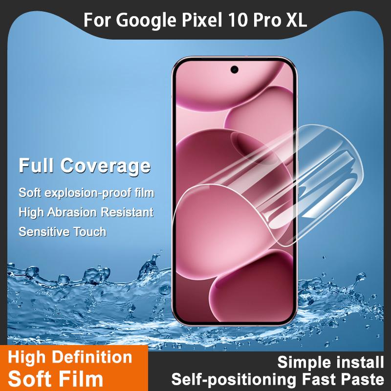 Для Google Pixel 10 Pro XL Стекло IMAK Гидрогелевая пленка 4-го поколения Полное покрытие Защитная пленка для экрана