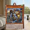 Anime Yu Gi Oh Card Dragon game Blanket Flannel warm comfort  soft plush blanket for sofa living room office bedroom travel gift