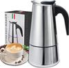 12/9/2Cup Moka Pot Caffe Machine Espresso Cups Coffee Makers Latte Percolator Stove Top Moka Coffee Maker Italian Coffee Machine