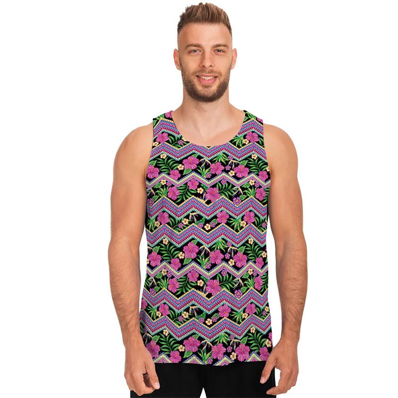 3D tribal ацтекский триповый стиль принт майка детская крутая уличная одежда короткий рукав мужская мода спортзал тренировка майки винтажный жилет