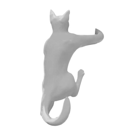 Крючок-кошка с длинными лапами, напечатанный на 3D-принтере, лазающая кошка, держатель для ключей, гарнитуры, мелочей, домашний офис, имитация животного, подвесное украшение
