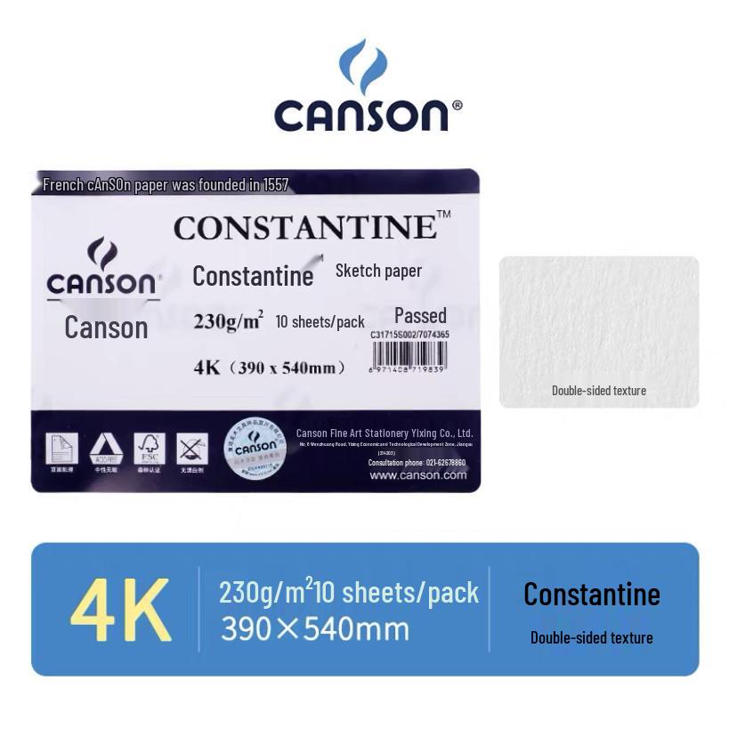 Бумага для эскизов Canson, 8K/4K, 160г/150г/230г, Бумага для рисования, открывающаяся на половину/полностью