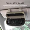 Magnetic Glasses Box Holder Clip for Car Sun Visor Sunglasses Storage Case Organizer Eyeglasses Sunshade Auto Interior Accessory