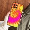 Blue Tie Dye Groovy Shroom Patchwork Case For Samsung Galaxy M11 M21 M31 M35 M12 M13 M14 M15 M16 M36 M56 M53 M32 M52 M55 M34 M54