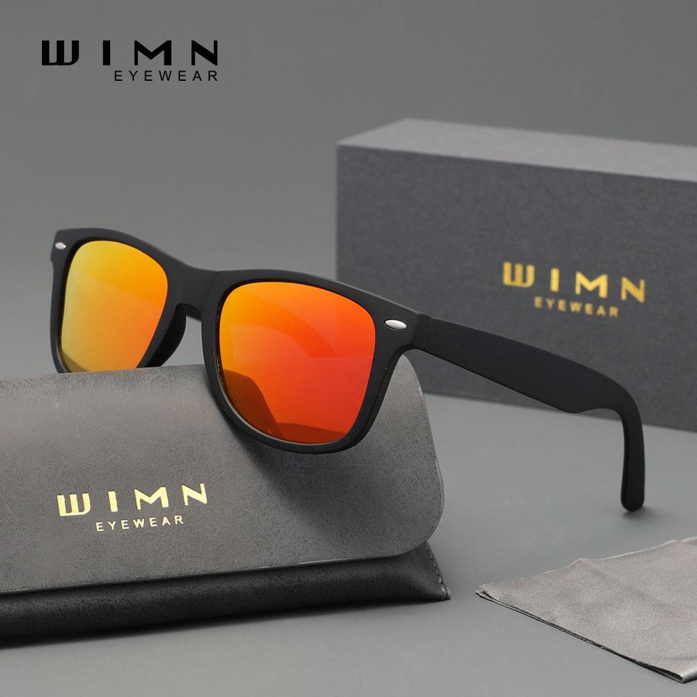 WIMN Brand Fashion UV400 Мужские солнцезащитные очки Защита глаз Поляризация TAC Линзы Очки Высокое качество TR90 Спортивные очки