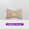 Interior Stickers 1Pcs Car Seat Headrest Auto Logo Neck Pillow For Renault Clio Koleos Megane Espace QM6 Kadjar Captur Scenic ZO Y999