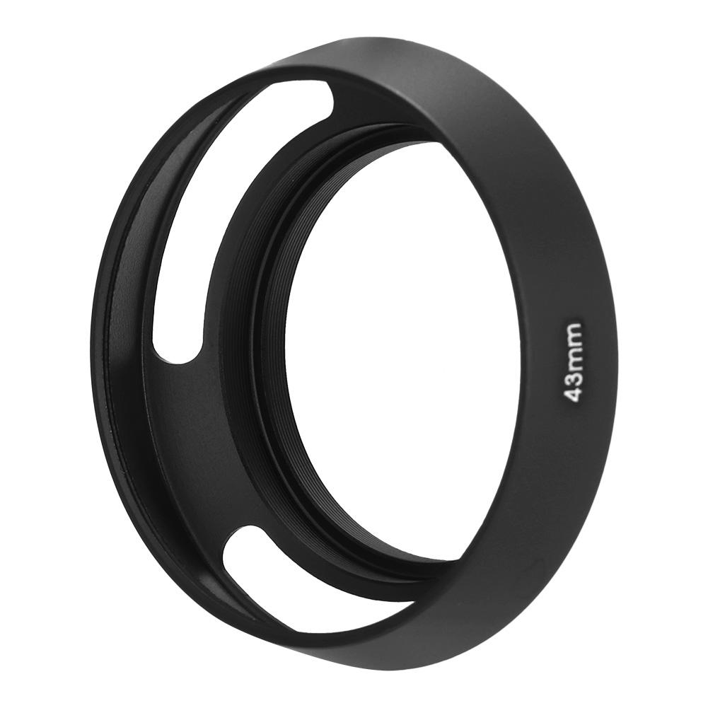 Универсальный алюминиевый сплав полый объектив камеры бленда солнцезащитный козырек протектор