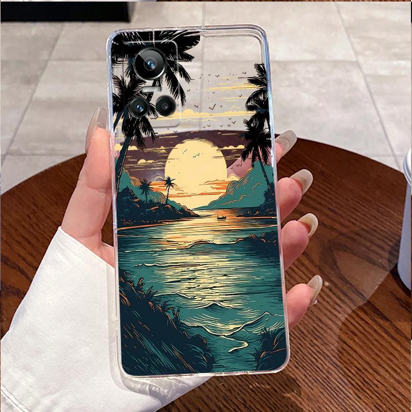 Чехол для Realme GT Neo 3 RMX3560 Прозрачный Роскошный Милый Заяц с Сердечками Забавный Мягкий Силиконовый Чехол для Телефона Для Realme GT Neo3 150W Задняя Крышка