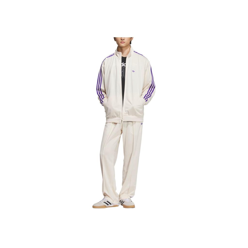 adidas Оригинальный спортивный костюм Beckenbauer Aw24 Unitefit Outdoor Casual Zip-Up Jacket Unisex Jacket Magic-White Energy-Ink JD5269