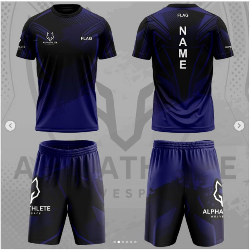Mens Sportswear Set Wrestling Training 3D Printed Short Sleeve T-Shirt Shorts Breathable Mesh Fabric Casual Athletic Wear