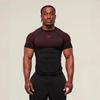 Мужская дышащая компрессионная футболка GYMSHARK с коротким рукавом, для тренировок, быстросохнущая