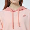 Nike Спортивный повседневный свитер с капюшоном, женский свитшот, розовый DJ5483-666