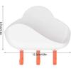 Wall Hook Strong Adhesive Nail Free Wall Hanging Hook Wall Mounted Hook For Bathroom Kitchen Bedroom(white)