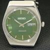 Seiko АВТОМАТИЧЕСКИЕ 6309A ВИНТАЖНЫЕ ЯПОНСКИЕ МУЖСКИЕ ЧАСЫ ЗЕЛЕНОГО ЦВЕТА a701452-5