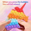 Сумка с подвеской для игрушек, игрушки для снятия стресса с пузырьками для взрослых и детей