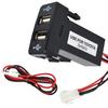 Dual USB Ports Car Phone Charger Socket for TOYOTA 40x20MM 4.2A Fast Charging Adapter