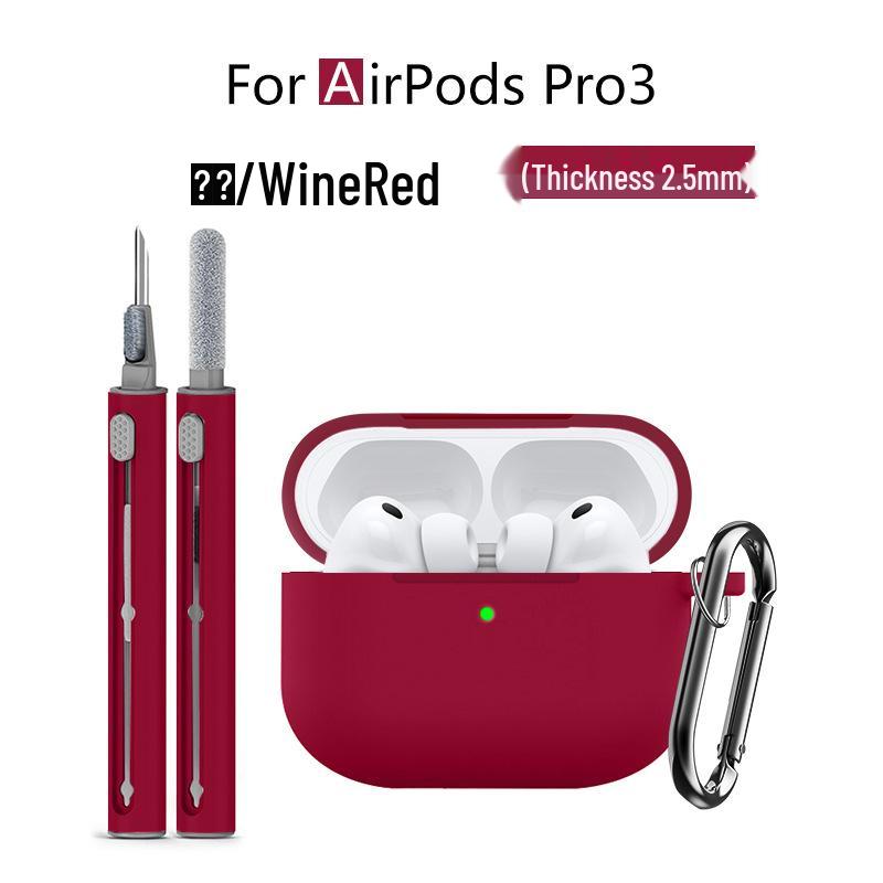 Совместимый с Apple AirPods Pro 3 Силиконовый Защитный Чехол, Чехол для Bluetooth Наушников