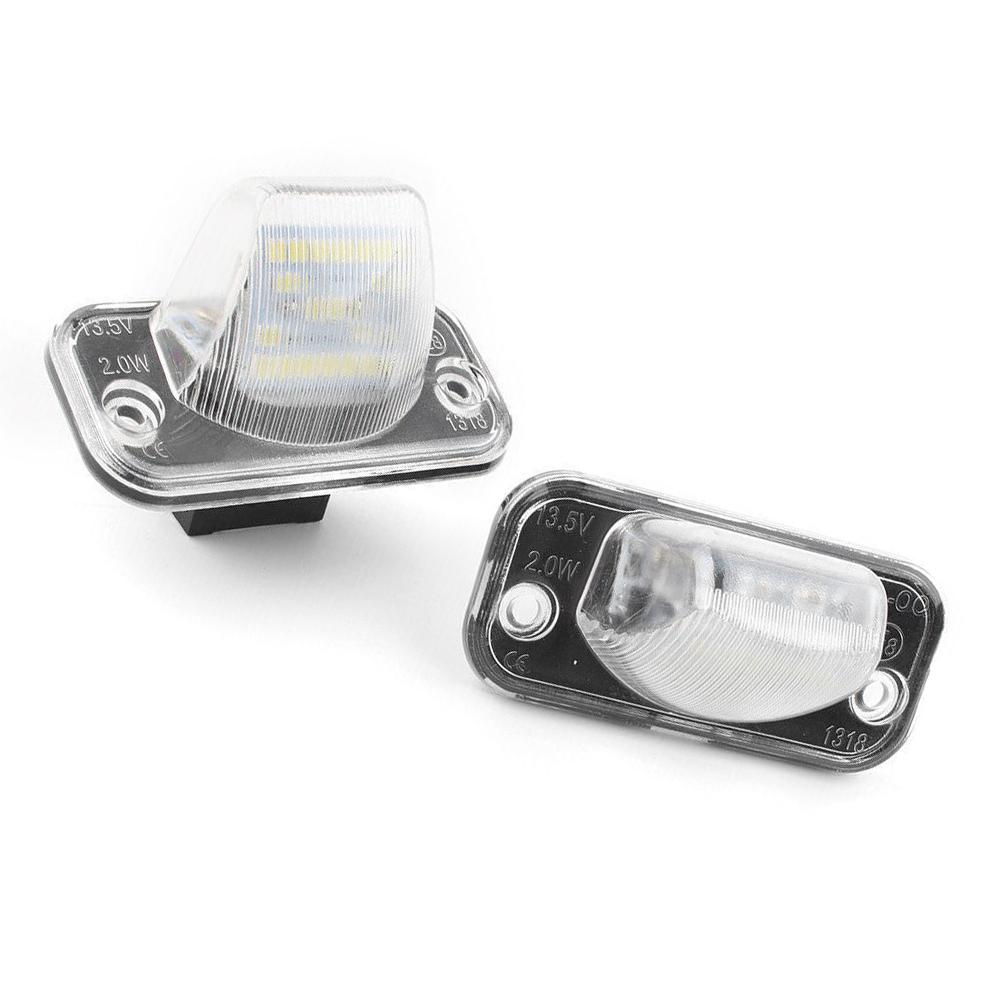 Белый для T4 Лампа номерного знака Лампа пластины Свет 1990-2003 ABS + LED Простая установка