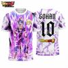 2026 Dragon Ball Super Saiyan Goku графическая футбольная майка Осень Спорт Мужская футболка Детская одежда