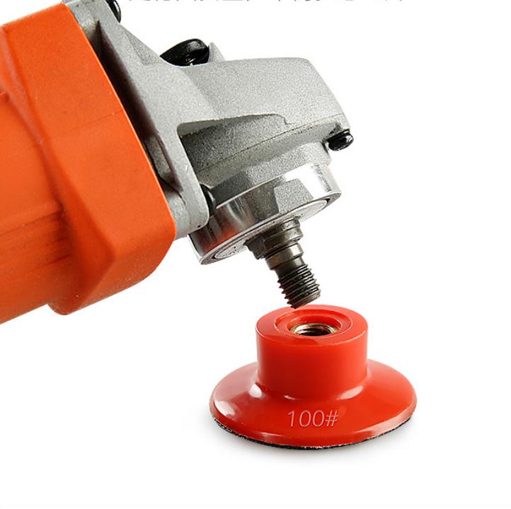 M10 M14 Резьба 2'' 50 мм Алмазные ручные полировальные электрогальванические шлифовальные круги Шлифовальный диск для стекла гранита мрамора бетона