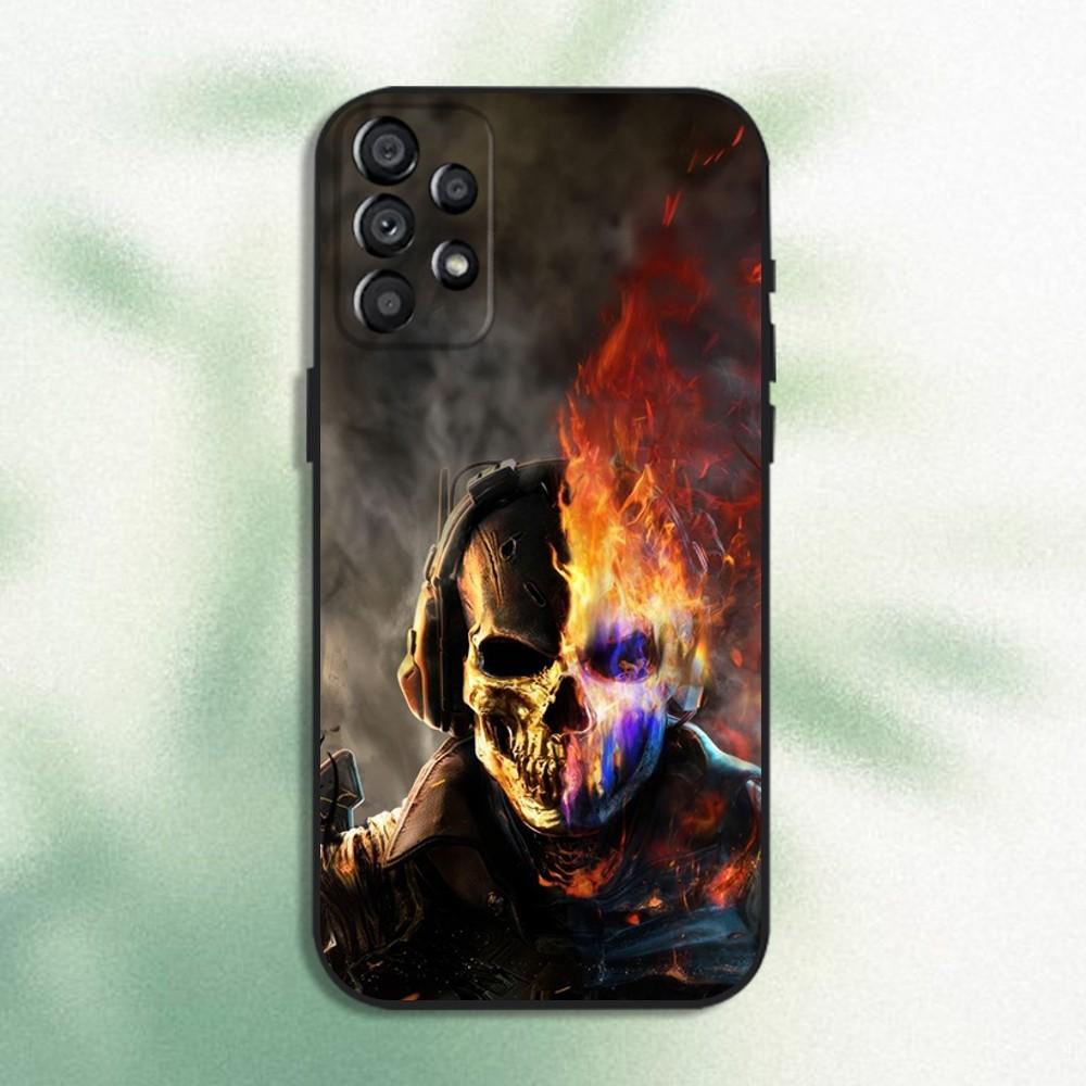 C-COD Call Of D-Duty Ghost Phone Case For Samsung Galaxy A20,A21s,A22,A31,A32,A52,A53,A72,73,A80 Soft Black Cover