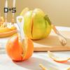 Инструмент для чистки апельсинов Easy Peel Citrus Peeler Нержавеющая сталь Треугольное лезвие Zigzag-Shovel Овощечистка Гаджет для апельсинов Лимонов Грейпфрутов