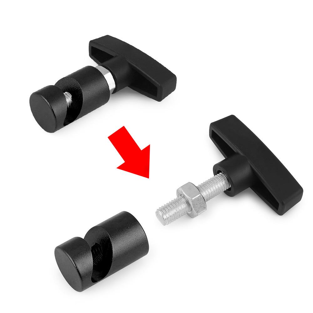 Алюминиевый держатель капота автомобиля, багажник, давление воздуха, противоскользящая крышка двигателя, подъемный опорный стержень, крепежный зажим, подъемный опорный зажим